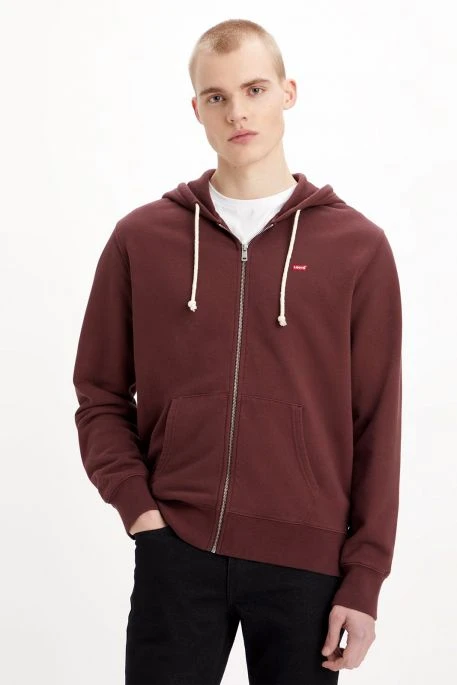 Levis Sweat LEVI'S® NEW ORIGINAL ZIP Chocolate 4 Levis Sweat LEVI'S® NEW ORIGINAL ZIP Chocolate – Image 2