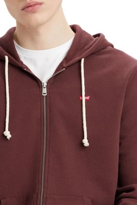 Levis Sweat LEVI'S® NEW ORIGINAL ZIP Chocolate 3 Levis Sweat LEVI'S® NEW ORIGINAL ZIP Chocolate