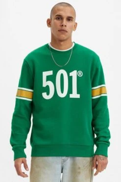 Levis Sweat LEVI'S® 501® Stripe Evergreen -Hommes Mode Vêtements Magasin levis 38423 00 34 1
