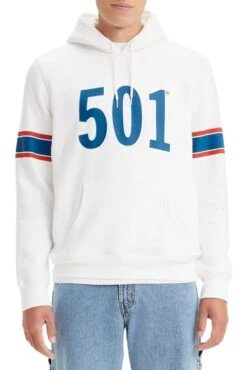 Levis Sweat LEVI'S® 501® HOODIE White 6 Levis Sweat LEVI'S® 501® HOODIE White -Hommes Mode Vêtements Magasin levis 38424 00 46 2