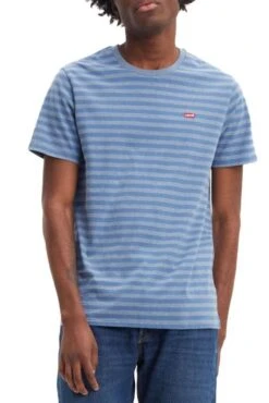 Levis Tee-shirt LEVI'S® ORIGINAL HOUSEMARK Stripe Blue 6 Levis Tee-shirt LEVI'S® ORIGINAL HOUSEMARK Stripe Blue -Hommes Mode Vêtements Magasin levis 56605 01 33 1