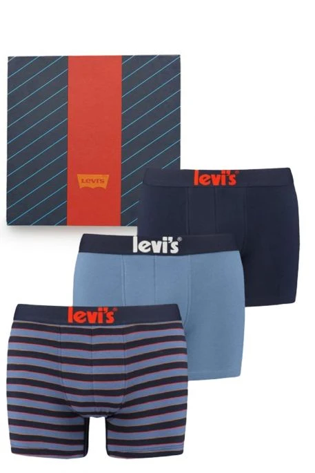 Levis Le Pack Boxer LEVI'S® BRIEF Blue Combo (X3) 3 Levis Le Pack Boxer LEVI'S® BRIEF Blue Combo (X3)