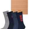 Levis Le Pack Chaussettes LEVI'S® REGULAR Blue Combo (X4)