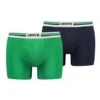 Levis Boxer LEVI'S® LOGO Green Navy (lot De 2) 1 Levis Boxer LEVI'S® LOGO Green Navy (lot De 2) -Hommes Mode Vêtements Magasin levis 701222843 008 1