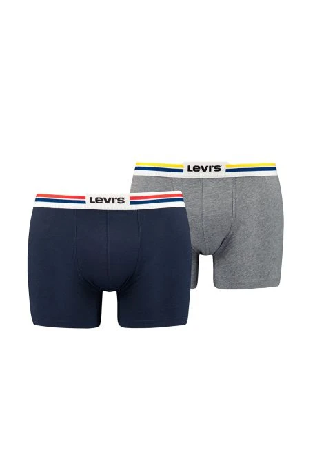 Boxer LEVIS SPORT Navy Combo Grey (pack X2) 3 Boxer LEVIS SPORT Navy Combo Grey (pack X2)