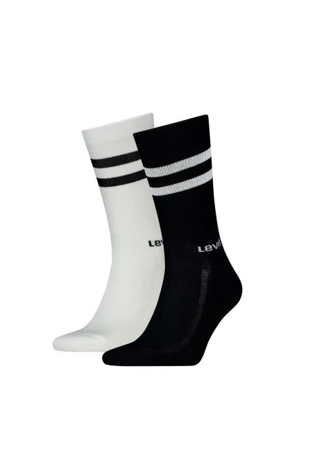 Levis Chaussettes LEVI'S® SPORT Stripe Black White ( Lot De 2 ) 3 Levis Chaussettes LEVI'S® SPORT Stripe Black White ( Lot De 2 )