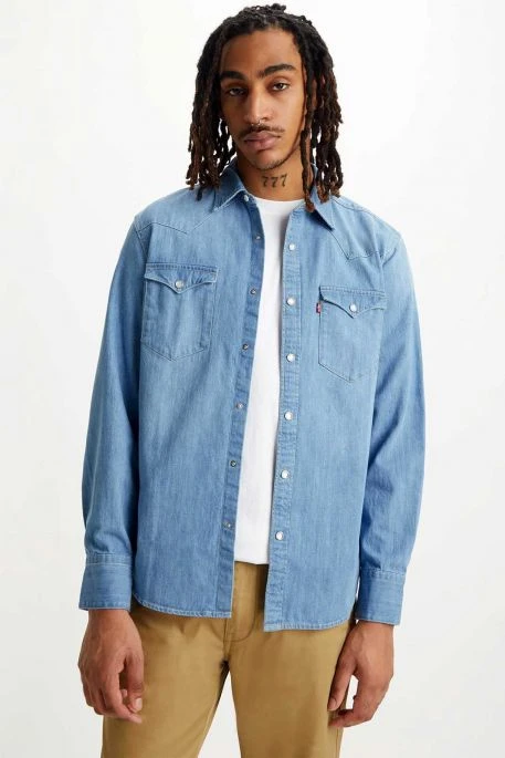 Levis Chemise En Jean LEVI'S® BARSTOW WESTERN Noche 4 Levis Chemise En Jean LEVI'S® BARSTOW WESTERN Noche – Image 2