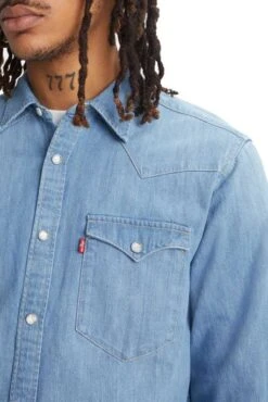 Levis Chemise En Jean LEVI'S® BARSTOW WESTERN Noche 8 Levis Chemise En Jean LEVI'S® BARSTOW WESTERN Noche -Hommes Mode Vêtements Magasin levis 85744 00 47 4