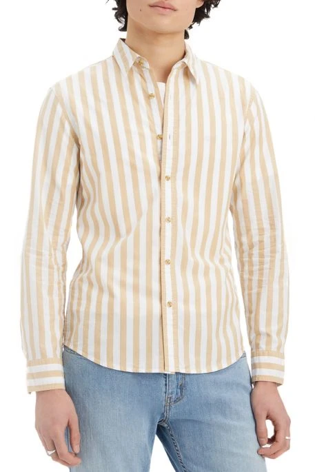 Levis Chemise LEVI'S® BATTERY HOUSEMARK Stripe Curry 4 Levis Chemise LEVI'S® BATTERY HOUSEMARK Stripe Curry – Image 2