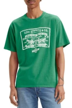 Levis Tee Shirt LEVI'S® HORSE Green 8 Levis Tee Shirt LEVI'S® HORSE Green -Hommes Mode Vêtements Magasin levis 87373 01 45 2