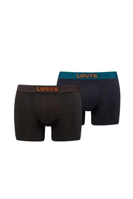 Levis Boxer LEVI'S® DYSTOPIAN Black Combo Ocean (lot De 2) 3 Levis Boxer LEVI'S® DYSTOPIAN Black Combo Ocean (lot De 2)