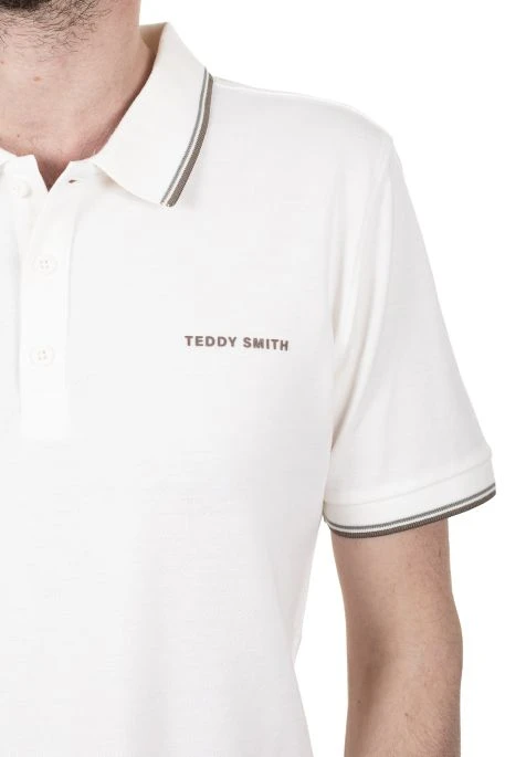 Polo TEDDY SMITH PASIAN Middle White 4 Polo TEDDY SMITH PASIAN Middle White – Image 2