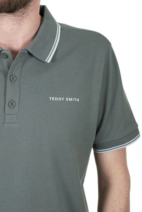 Polo TEDDY SMITH PASIAN Vintage Kaki 3 Polo TEDDY SMITH PASIAN Vintage Kaki