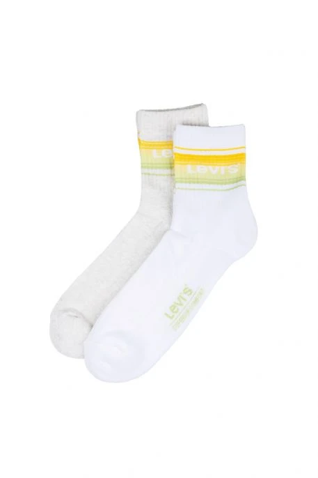 Levis Le Pack Chaussettes LEVI'S® SPORT SHORT Jaune (X2) 3 Levis Le Pack Chaussettes LEVI'S® SPORT SHORT Jaune (X2)
