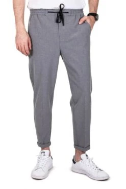 Pantalon TEDDY SMITH PYWAN Gris Moyen -Hommes Mode Vêtements Magasin mg 0168