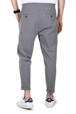 Pantalon TEDDY SMITH PYWAN Gris Moyen -Hommes Mode Vêtements Magasin mg 0170