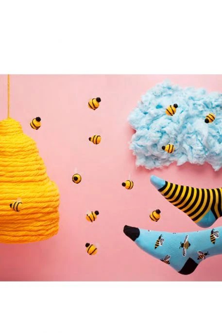 Chaussettes MANY MORNINGS BEE BEE Yellow 3 Chaussettes MANY MORNINGS BEE BEE Yellow