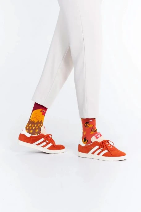 Chaussettes MANY MORNINGS GOLDEN EGGS Orange 4 Chaussettes MANY MORNINGS GOLDEN EGGS Orange – Image 2