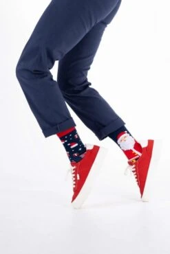 Chaussettes MANY MORNINGS SANTA CLAUS Bleu