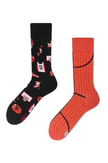 Chaussettes MANY MORNINGS SLAM DUNK Noir 3 Chaussettes MANY MORNINGS SLAM DUNK Noir
