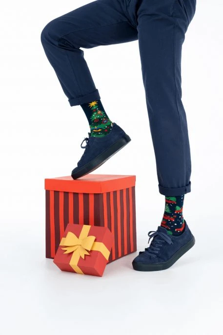 Chaussettes MANY MORNINGS X-MAS TREE Bleu 4 Chaussettes MANY MORNINGS X-MAS TREE Bleu – Image 2