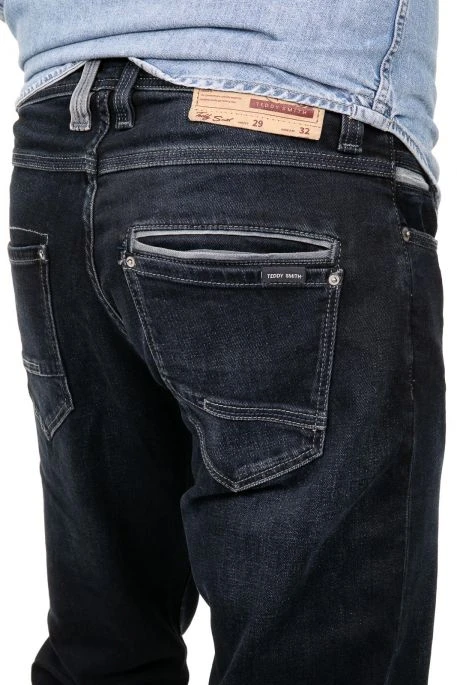 Jean TEDDY SMITH ROPE REG Blue Black 3 Jean TEDDY SMITH ROPE REG Blue Black