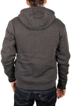 Sweat Zippé TEDDY SMITH NAIL Melange Black -Hommes Mode Vêtements Magasin s7a9709