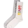 Le Pack Chaussettes LEVIS REG Marshmellow (X2) -Hommes Mode Vêtements Magasin s7a9758