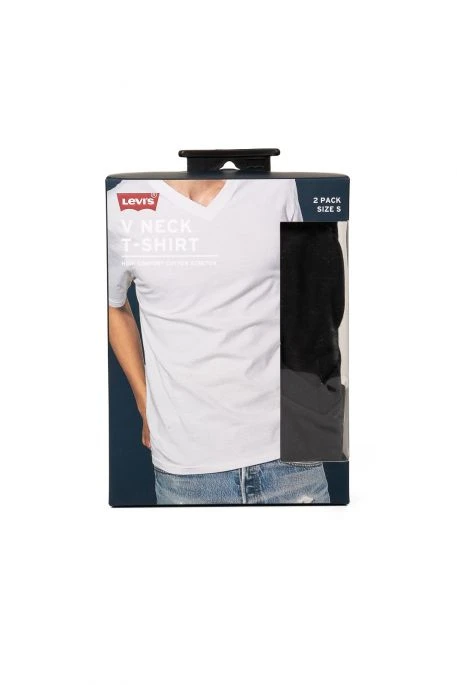Levis Tee-shirt LEVI'S® V-Neck Black (pack X 2) 3 Levis Tee-shirt LEVI'S® V-Neck Black (pack X 2)