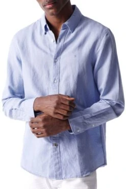Chemise SALSA LINNEN Ciel
