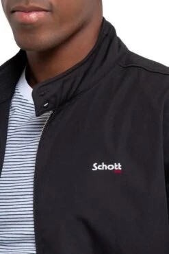 Blouson SCHOTT CABL 1220 Ray Black -Hommes Mode Vêtements Magasin sans titre 4