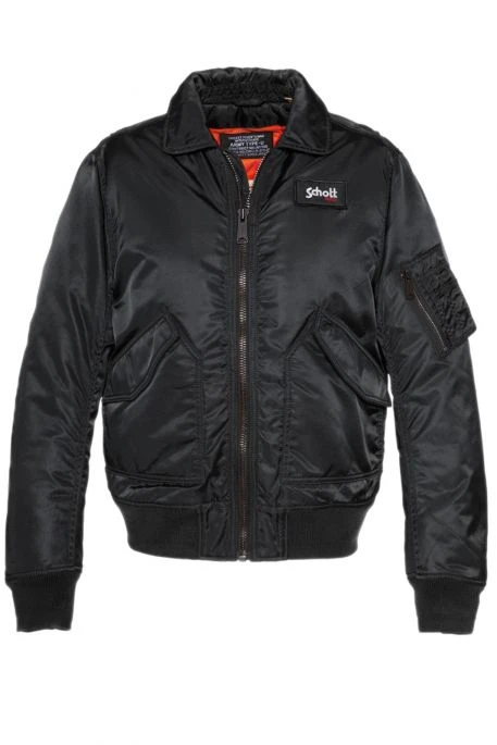 Blouson SCHOTT BOMBER CWU Black 5 Blouson SCHOTT BOMBER CWU Black – Image 3