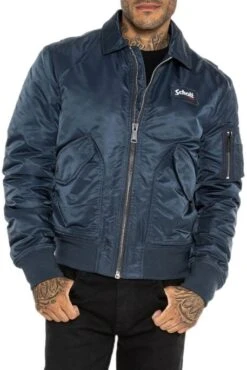 Blouson SCHOTT BOMBER CWU Navy 10 Blouson SCHOTT BOMBER CWU Navy -Hommes Mode Vêtements Magasin schott 16254 2