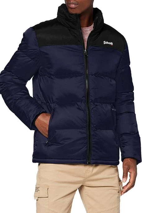 Doudoune SCHOTT UTAH Navy 3 Doudoune SCHOTT UTAH Navy