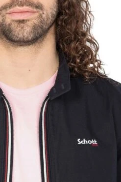 Blouson SCHOTT STARDUST CABLE100 Navy -Hommes Mode Vêtements Magasin schott 22772 4