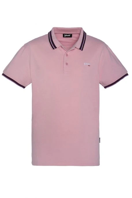 Polo SCHOTT PSHENRY Pastel Pink 3 Polo SCHOTT PSHENRY Pastel Pink