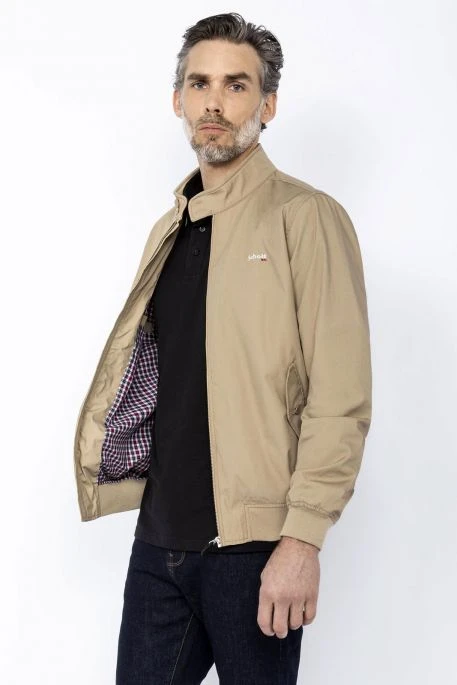 Blouson SCHOTT CABL 1220 Ray Beige 3 Blouson SCHOTT CABL 1220 Ray Beige