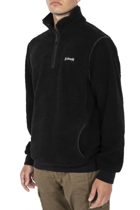 Sweat Polaire SCHOTT Swandric2 Noir 3 Sweat Polaire SCHOTT Swandric2 Noir