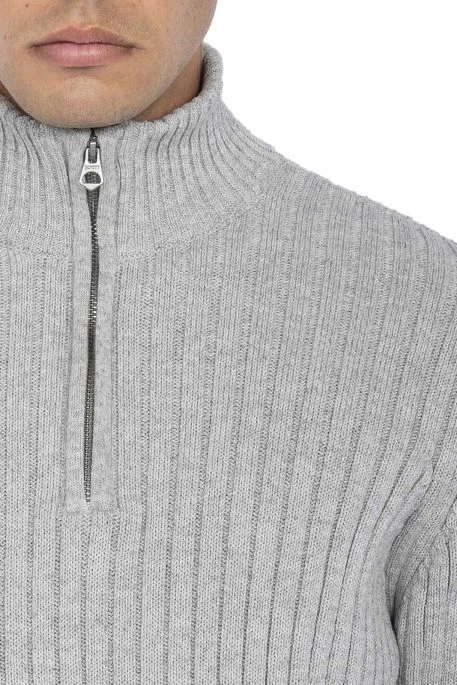 Pull Camionneur SCHOTT PLECORAGE2 Light Grey 3 Pull Camionneur SCHOTT PLECORAGE2 Light Grey