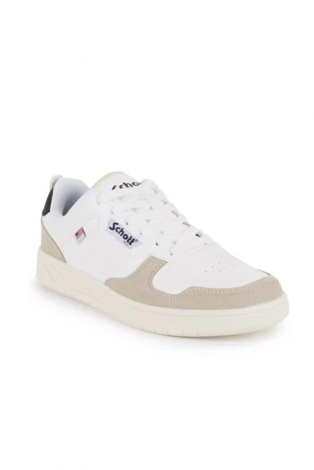 Basket SCHOTT FTDIRAN1 Blanc/Gris 4 Basket SCHOTT FTDIRAN1 Blanc/Gris – Image 2