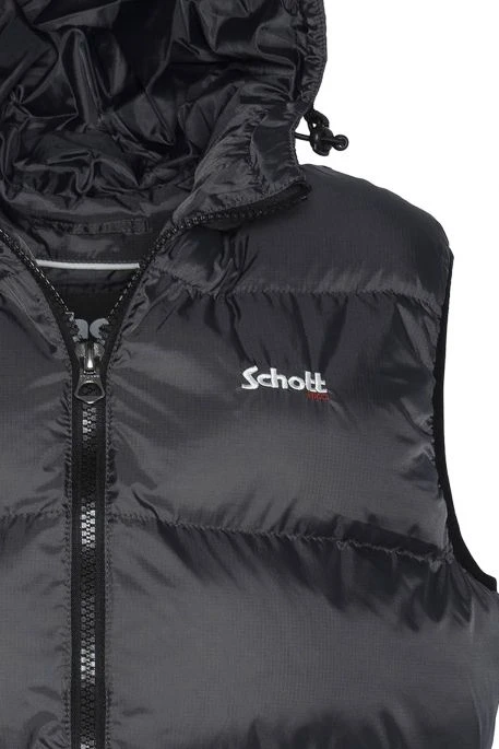 Doudoune Sans Manches SCHOTT IDAHO2V Black 3 Doudoune Sans Manches SCHOTT IDAHO2V Black