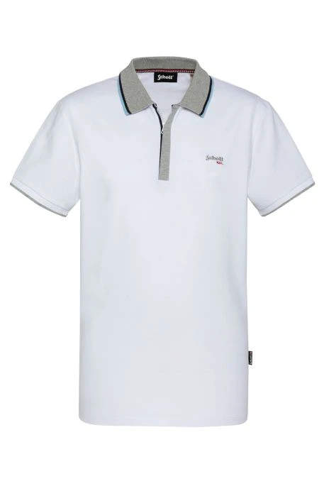 Polo SCHOTT PSARVIN White 4 Polo SCHOTT PSARVIN White – Image 2