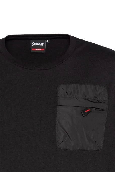 Tee Shirt SCHOTT REDTODD Black 3 Tee Shirt SCHOTT REDTODD Black