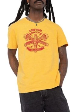 Tee Shirt SCHOTT BRIDGER Yellow
