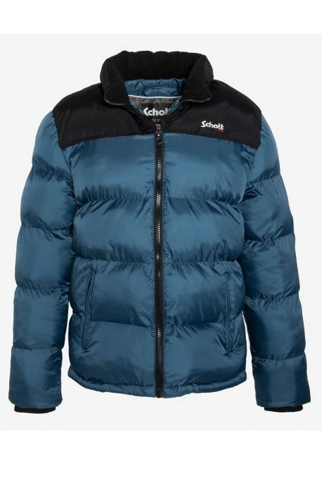 Doudoune SCHOTT UTAH Steel Blue 3 Doudoune SCHOTT UTAH Steel Blue