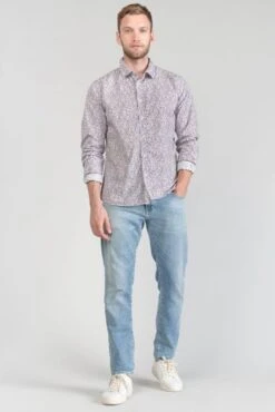 Chemise LE TEMPS DES CERISES FLAM Pink -Hommes Mode Vêtements Magasin tdc hflam pink 5