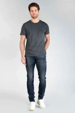 LE TEMPS DES CERISES Jean TEMPS DES CERISES 711 Blue Anthracite -Hommes Mode Vêtements Magasin tdc jh711musw1456 3316 blue 1