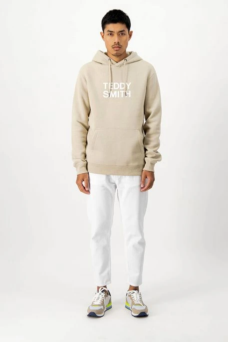 Sweat TEDDY SMITH SICLASS HOODY Beige Dune 5 Sweat TEDDY SMITH SICLASS HOODY Beige Dune – Image 3