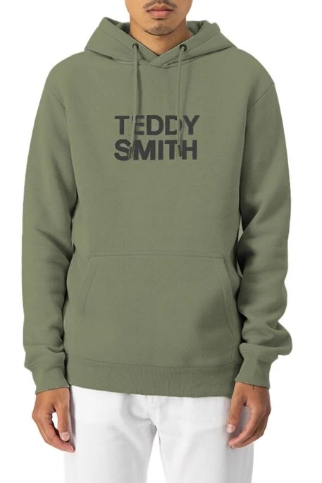 Sweat TEDDY SMITH SICLASS HOODY Turbulence Kaki 3 Sweat TEDDY SMITH SICLASS HOODY Turbulence Kaki