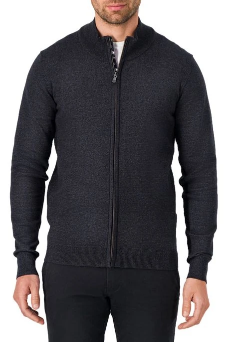 Gilet En Maille TEDDY SMITH MARTIN Melange Black 4 Gilet En Maille TEDDY SMITH MARTIN Melange Black – Image 2